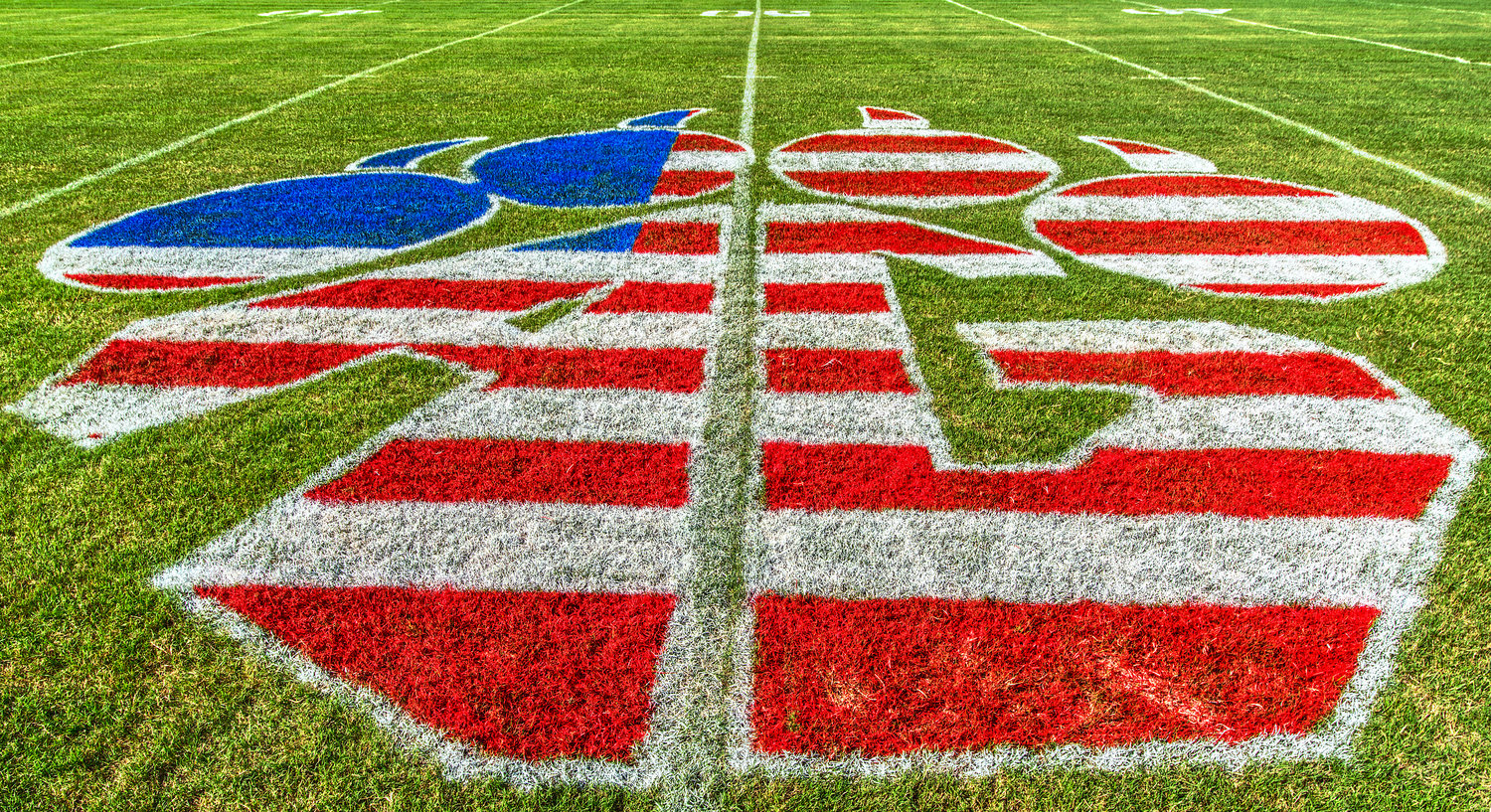 Alba-Golden adopted a patriotic field logo for its game.